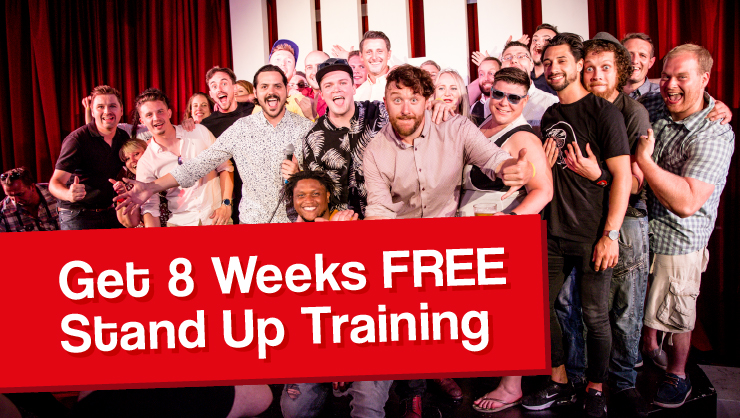 8 weeks free stan up comedy training